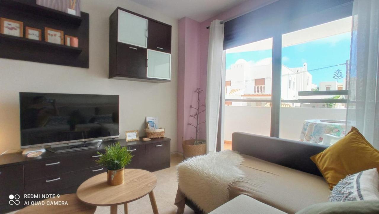 La Pita- Terraza Con Vistas Al Mar & Parking, A 1 Min De La Playa Carboneras Exterior foto